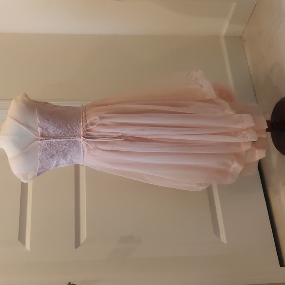 Speechless kids, Big Girls, hi-lo, Glitter Lace Illusion-Neck Dress sz 10 - Picture 4 of 12